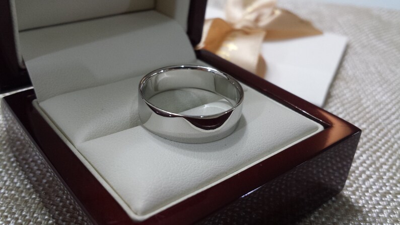 Platinum wedding band wedding ring 1mm 2mm 3mm 4mm 5mm 6mm 7mm 8mm 950 platinum ruthenium slim thin hammered satin polished matte brushed