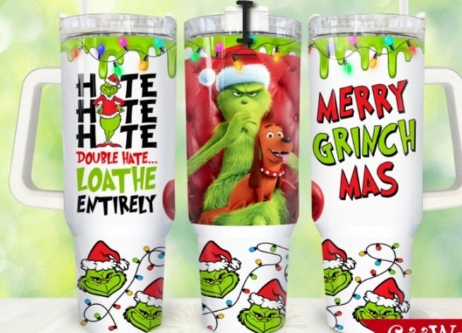 How The Grinch Stole Christmas Tumbler Thats It Im Not Going Grinchmas 40Oz  Stanley Cup Christmas Gift Christmas Movie 40 Oz Stainless Steel Tumblers  With Handle - Laughinks
