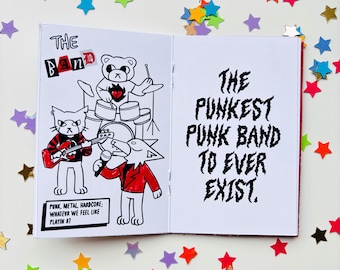 The Mayhem Friends Mini Comic Zine – Punk Art, Issue #1