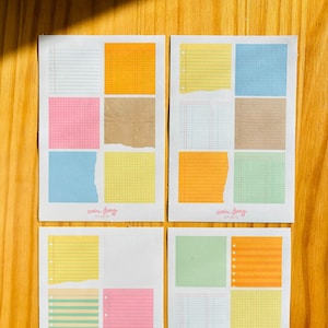 Vintage Paper Stickers | Journal, Planner Stickers, Pack of 4 - Etsy