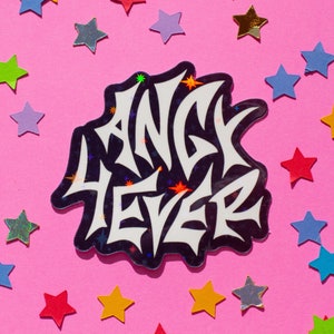 Pegatina Angy 4ever / Pegatina holográfica, Pegatina linda, Pegatina de vinilo, Pegatina punk, Angy