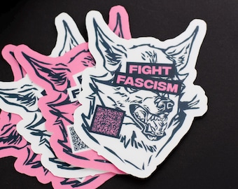 Fight Fascism Sticker | Punk, Anti-Fascism, Activist Sticker