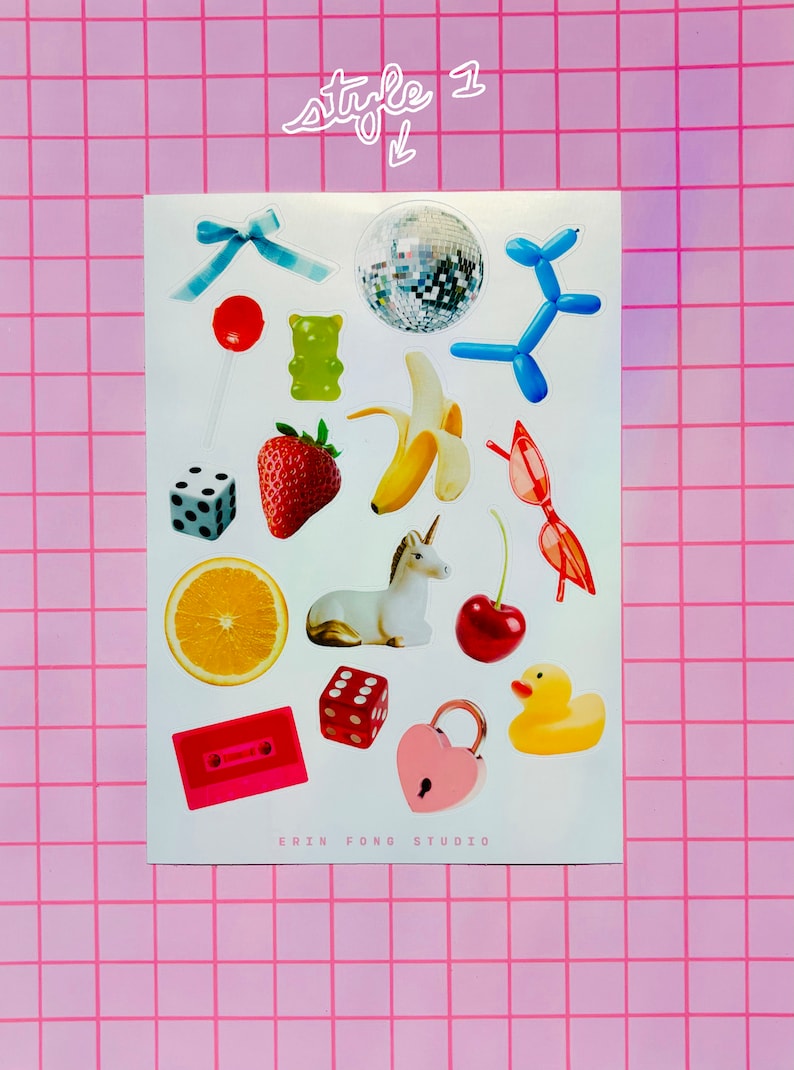 PNG Scrapbooking Sticker Sheet Png Stickers, Scrapbooking Stickers