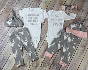 preemie twin girl outfits
