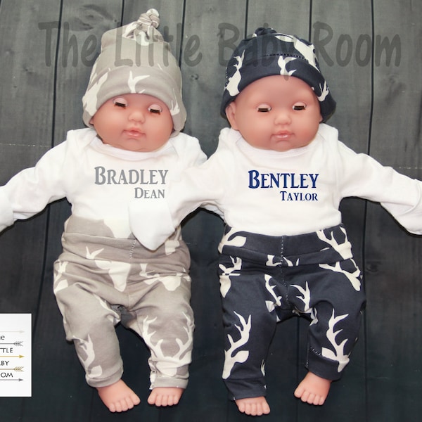 Twin Coming Home Outfit Boy and Girl Etsy