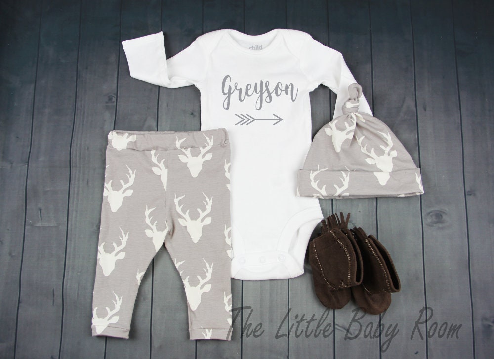 Baby Boy Coming Home Outfitbaby Boy Hunting Clothesbaby Boy Etsy