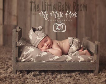 Hello World Im Boys Customized Onesie,Boy Coming Home Outfit Set,Baby Boy Gift,Baby Hat,Hospital,Hunting,Bucks,Newborn,Leggings,Deer,Gray,Go