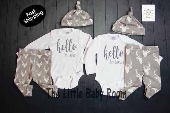 preemie twin outfits