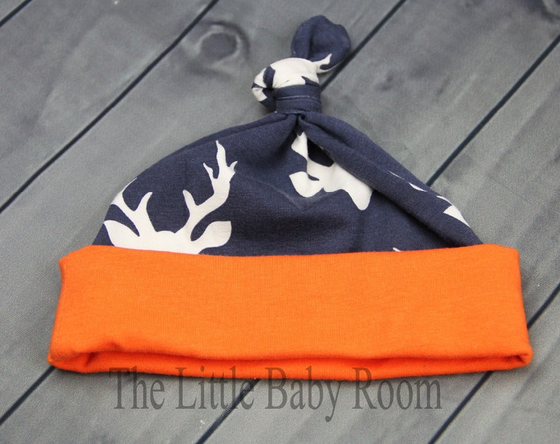 Boys Personalized Onesie,Navy,Blue,Orange,Boys Coming Home Set,FootBall,Game,Gators Baby,Outfits,Leggings,Gift,Baby Hat,Newborn,Deer,Navy,Go image 4