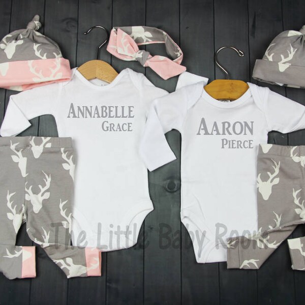 Premie Twin Boy Outfits Etsy