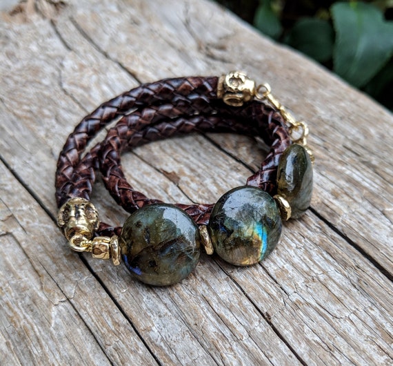 Labradorite bracelet best sale etsy