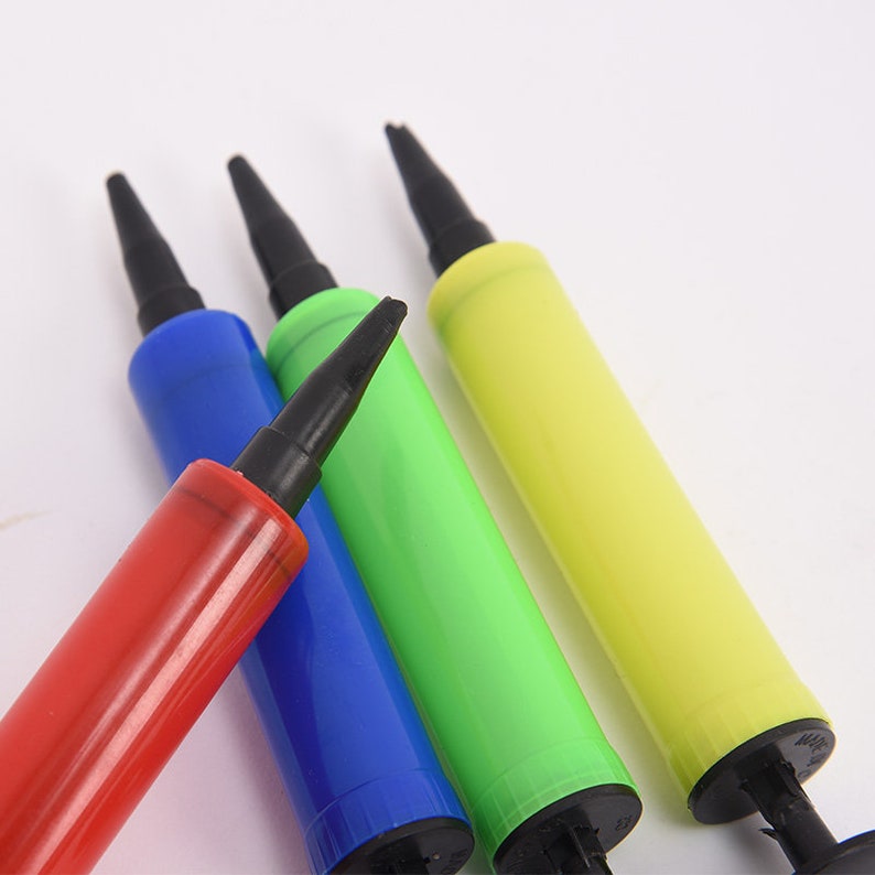 Balloon pump Mini Plastic Hand Held Party Inflator Air Portable Decoration Tools 1 PC BP100618