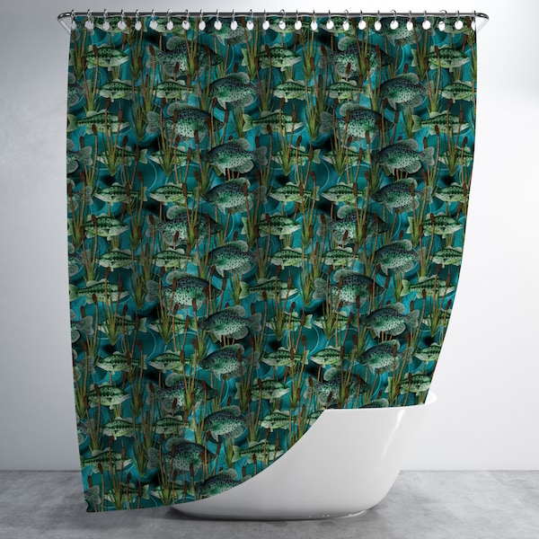 Fish Shower Curtain Etsy