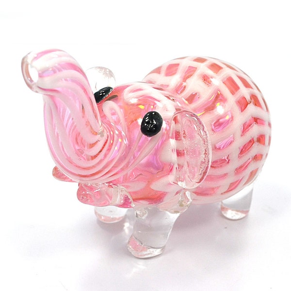 4" pink elephant pipe