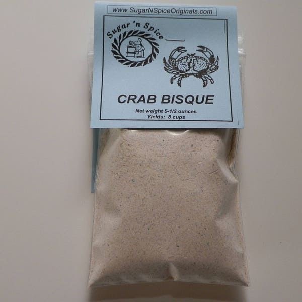 Crab/Lobster Bisque - Makes 8 cups - Add milk or half and half, seafood and butter - Add crab, lobster, shrimp, scallops - Great soup gift