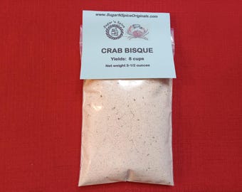 Crab/Lobster Bisque - Makes 8 cups - Add milk or half and half, seafood and butter - Add crab, lobster, shrimp, scallops - Great soup gift