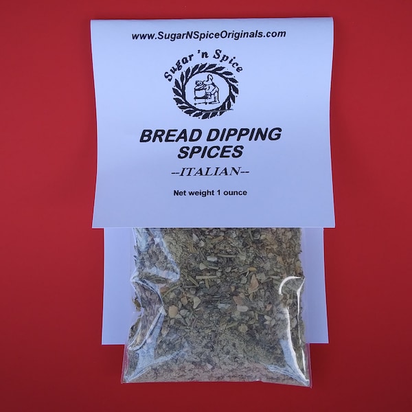 BREAD DIPPING SPICES - Add olive oil to spices and dip your favorite bread - Italian flavor - Makes 2 batches