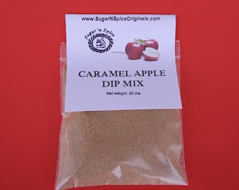 DIP MIX Caramel Apple - Add cream cheese & sour cream - Great dip with apples, pears, graham crackers - Creamy - Thank you / Teacher gift