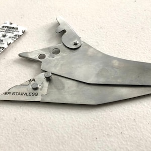 Furrier KNIFE blade for FUR Leather mink fox sand Made in Germany stainless steel