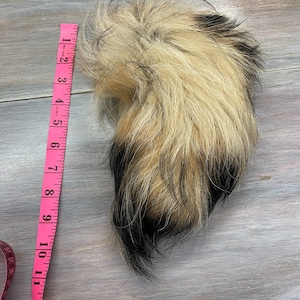 Genuine Finnish Raccoon Fox Fur Tail Craft