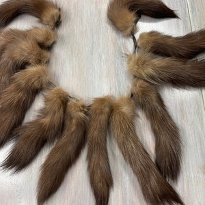 6 inch Genuine Russian Sable Fur Tail Craft
