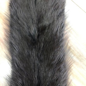 22’’ purple Dyed Raccoon Raccon Fur Skin Craft Scarf Winter Accessory