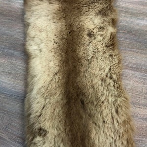 16’’ Sheared Sable Fur Skin Pelt Craft Scarf Winter Accessory