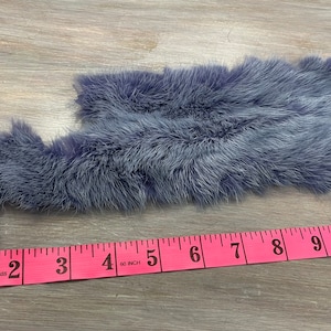 Dyed Lavender Mink Fur Skin Pelt Craft Winter Accessory B-30