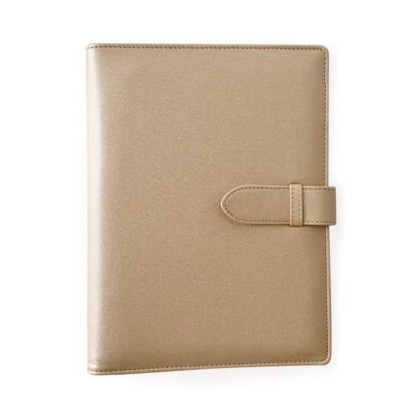 A5 Champagne Gold Planner - Cover only