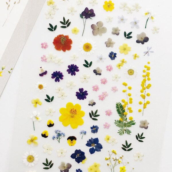 Wildflower Stickers / Floral Stickers Sheet