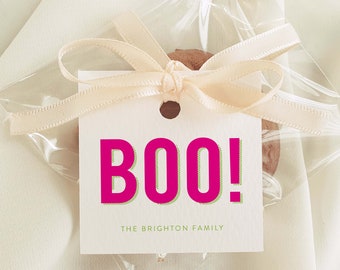 Bold BOO! - Halloween Gift Tags