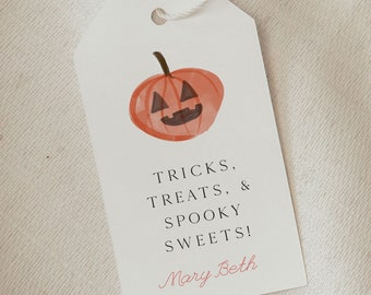 Spooky Treats - Halloween Gift Tag Set