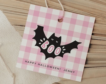 Boo Bat - Halloween Gift Tags