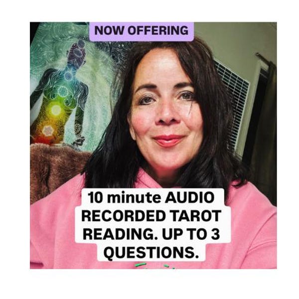 Audio Recorded Tarot Reading up to 3 questions regarding love, career, life