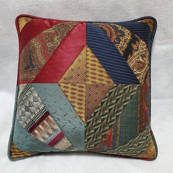 Keepsake/Memorial Pillow, custom made from loved ones ties