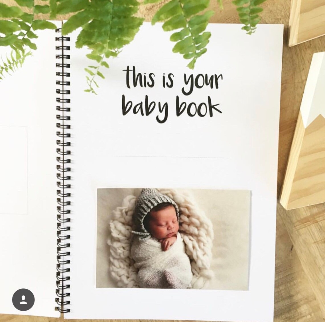 Monochrome Baby Book Baby Journal Baby Memory Book 66 Etsy