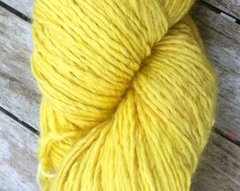 Wick Yarn, wool (merino)/Seide, plant coloring