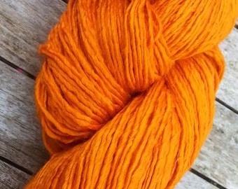 Wick Yarn, wool (merino)/Seide, plant coloring