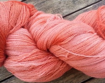 Lacegarn, virgin Wool (merino)/Seide, madder