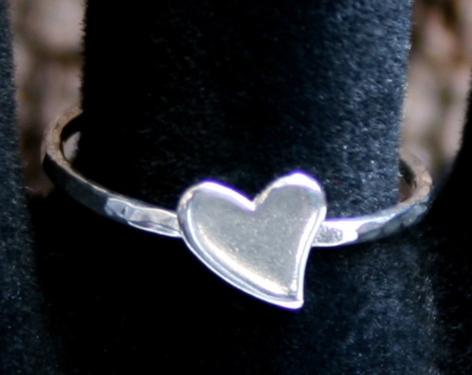 Wild Heart ~ Sterling Silver Statement / stacking ring. Mothers day / Birthday / Valentines / Romantic gift / Push gift / I love you