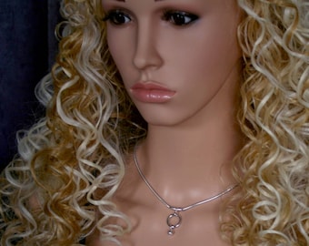 Discrete Unisex Day Collar / Slave Necklace 'Story of O' BDSM O ring slave bell collar. Sterling silver.