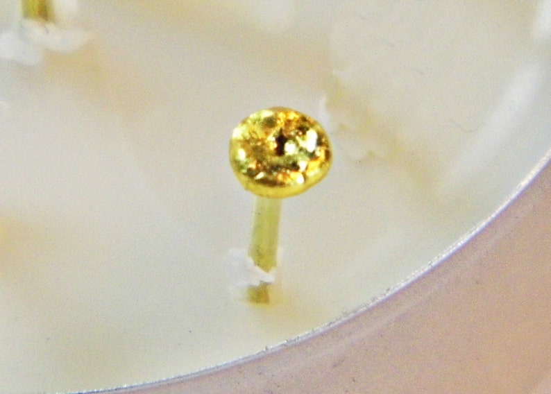 Nose Stud Just pure Gold solid 18k and 24k Gold