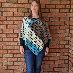 The Arches PonchoCrochet PonchoPoncho PatternDIY PonchoCrochet Poncho WomenEasy Crochet PonchoPDF Instant DownloadBeginner Crochet image 7