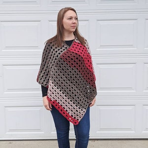 The Arches PonchoCrochet PonchoPoncho PatternDIY PonchoCrochet Poncho WomenEasy Crochet PonchoPDF Instant DownloadBeginner Crochet image 6