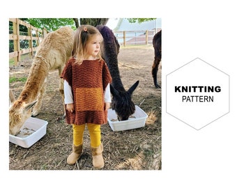 Gericho Poncho|Knitting Pattern|Knit Poncho Pattern|Poncho Pattern|Knit Poncho Kids|Poncho Knitting Pattern|Toddler Poncho|Knits For Kids|