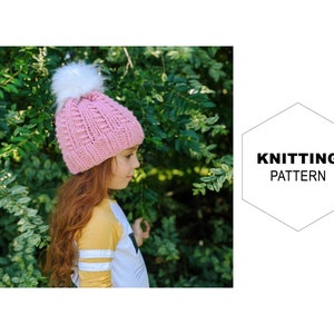 Knit Beanie Pattern|Slides and Ladders Beanie|Knitting Pattern|Knit Hat Pattern|DIY Knit Beanie|Beanie Tutorial|Beginner Beanie Pattern