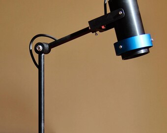 LED Desk Lamp "Mini Giraffe" - Black with stone base