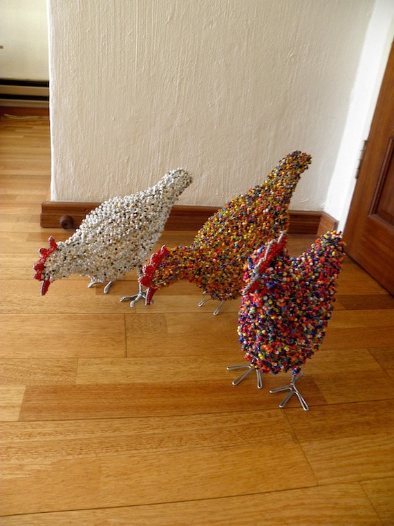 Beaded sculpture discount