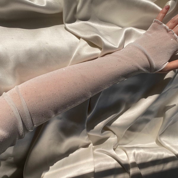 Sheer Arm Cover With Thumb Hole Etsy
