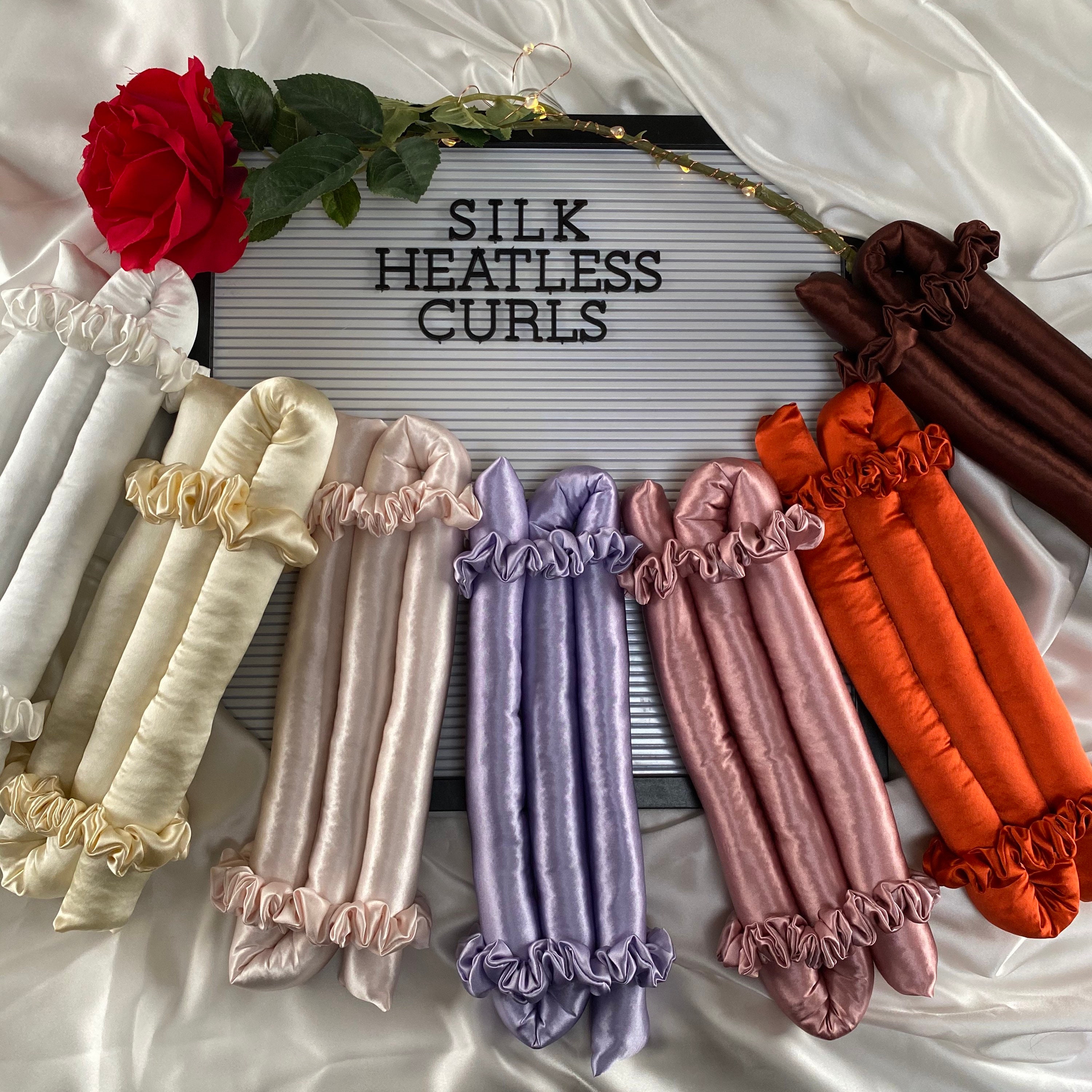 100% Silk Heatless Curls Silkheatlesscurls Curler With